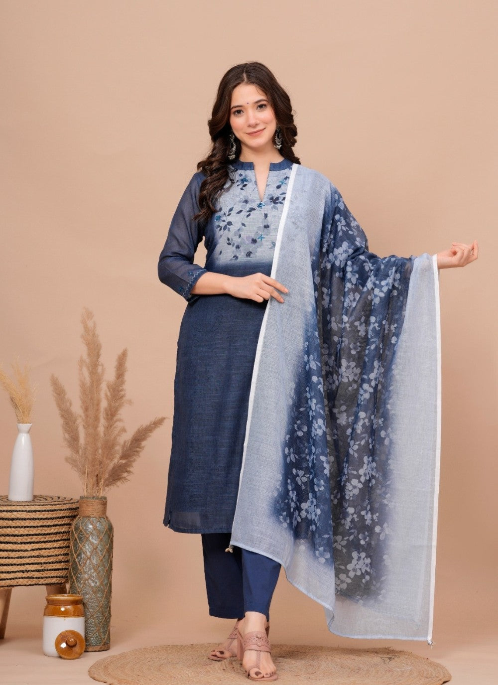 Muslin Salwar Suit - T2329