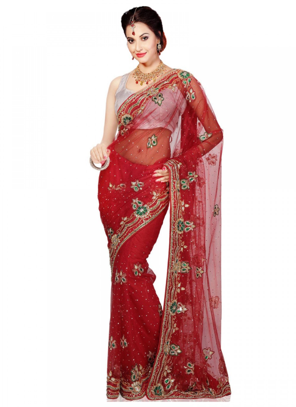 Classic Cutdana Net Saree - S1746