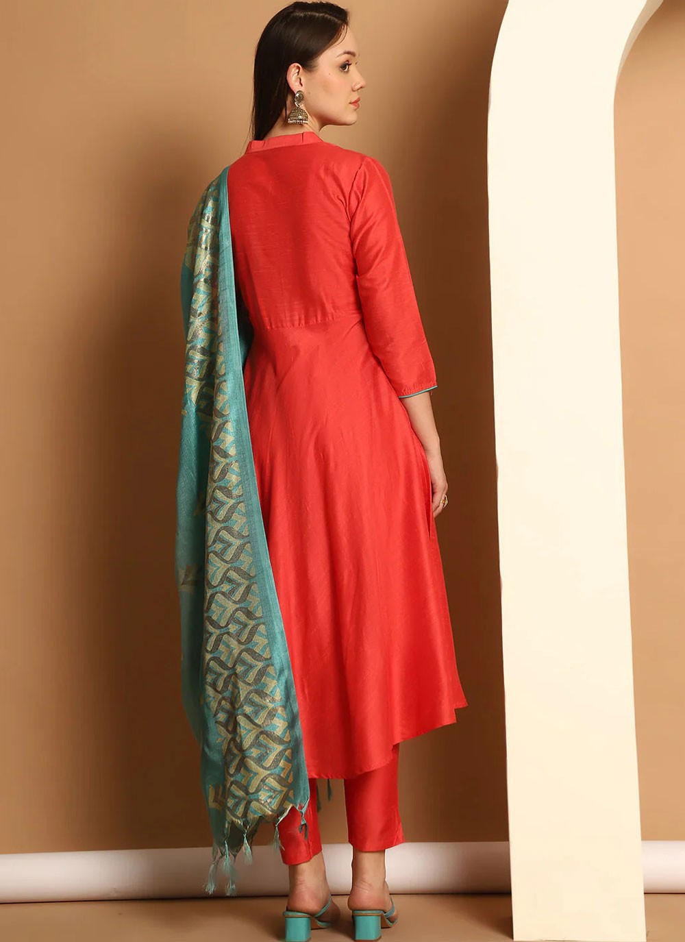 Blended Cotton Salwar Suit - T3972