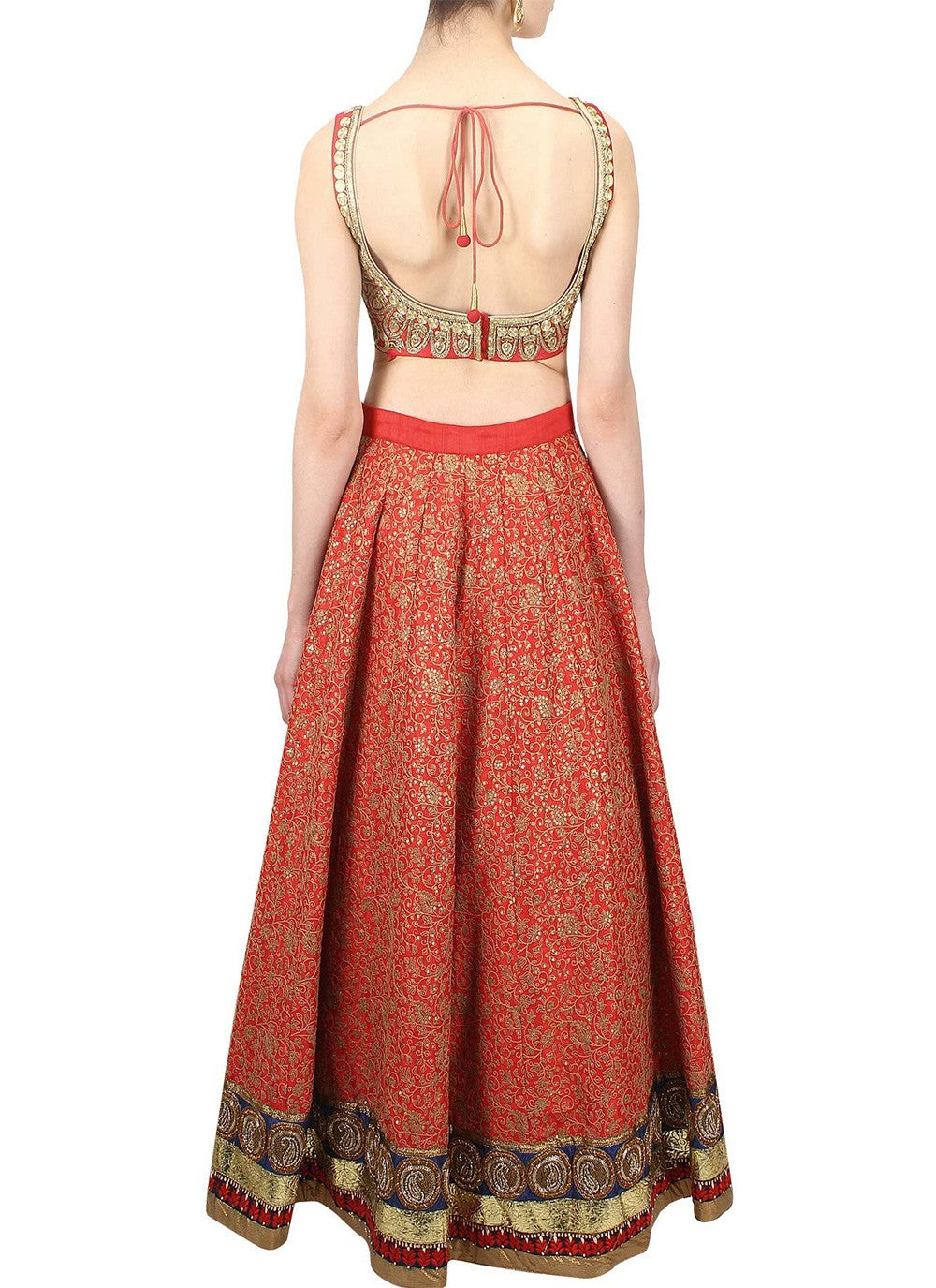 Sequins Art Silk A - Line Lehenga - L0504