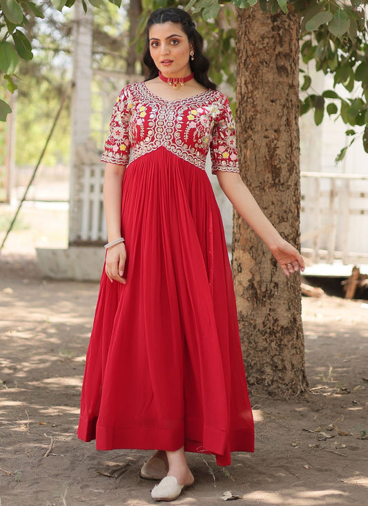 Faux Georgette Gown - G1466