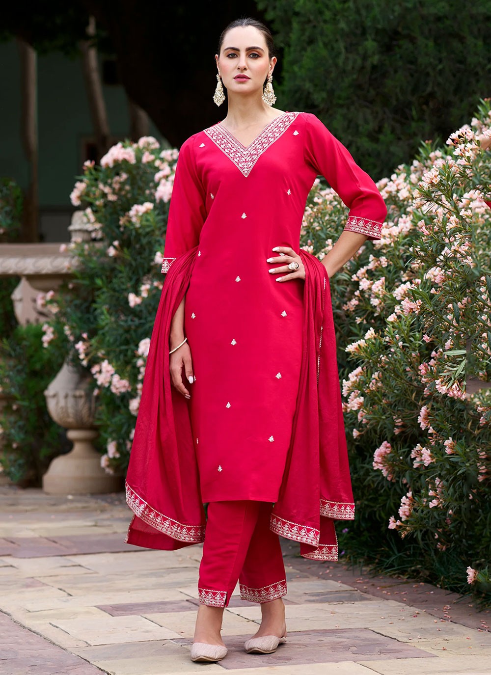 Silk Blend Salwar Suit - T2802