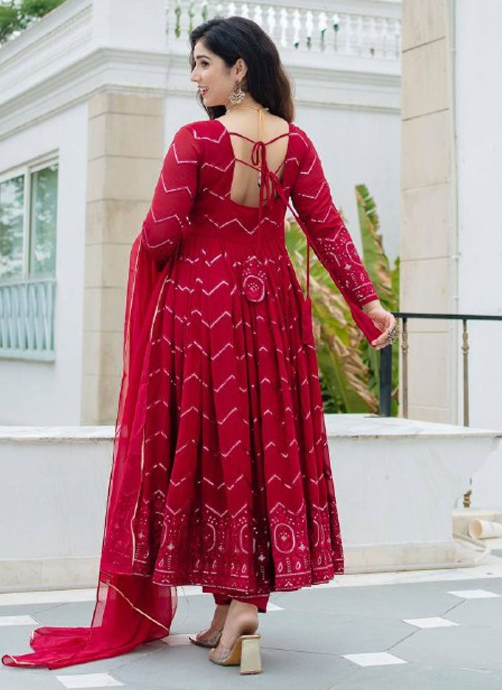 Muslin Salwar Suit - T3400