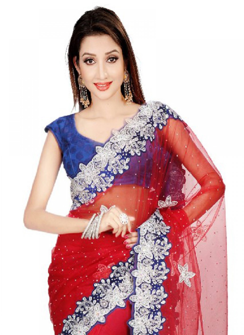 Classic Cutdana Net Saree - S1746