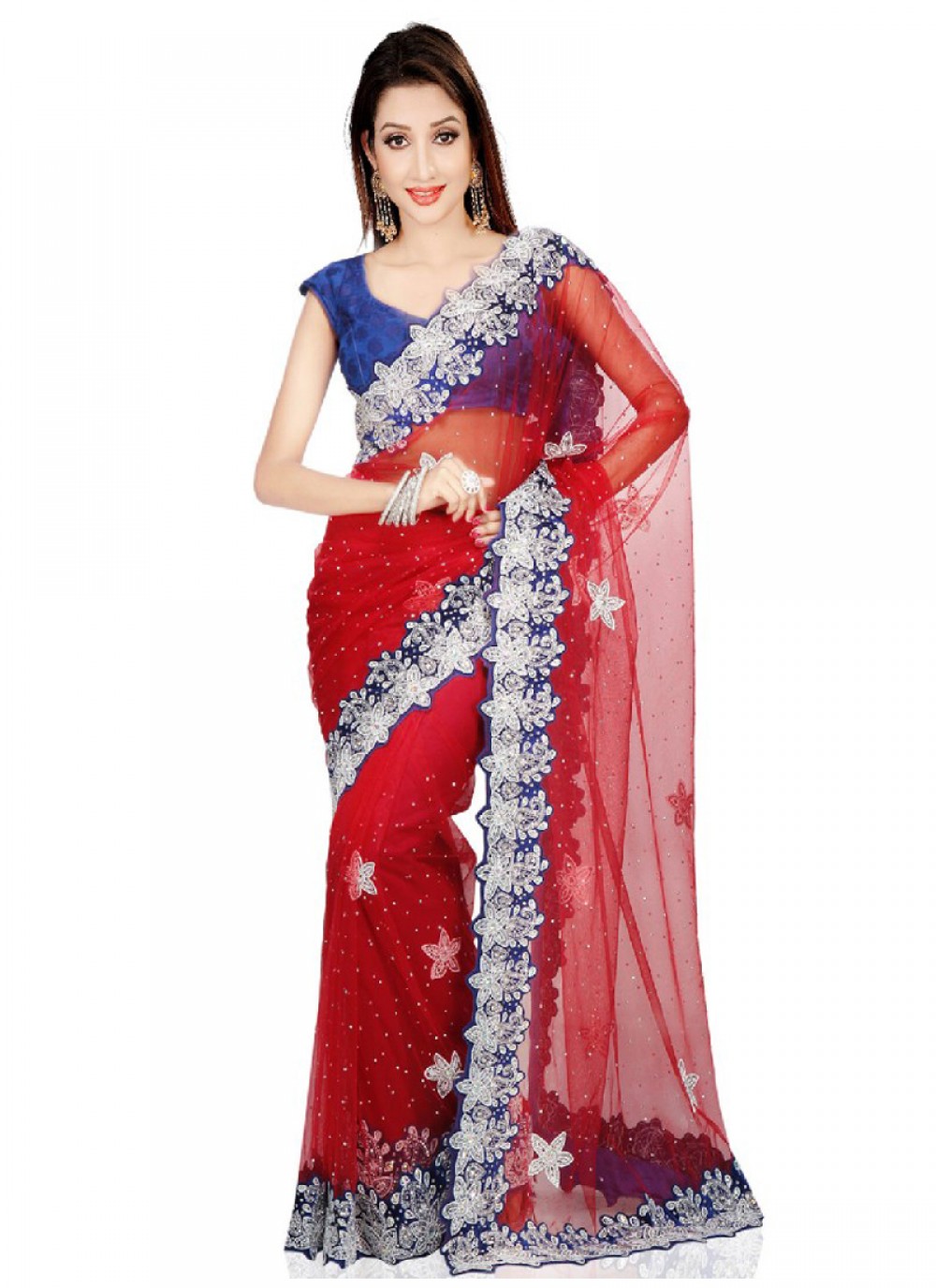 Classic Cutdana Net Saree - S1746