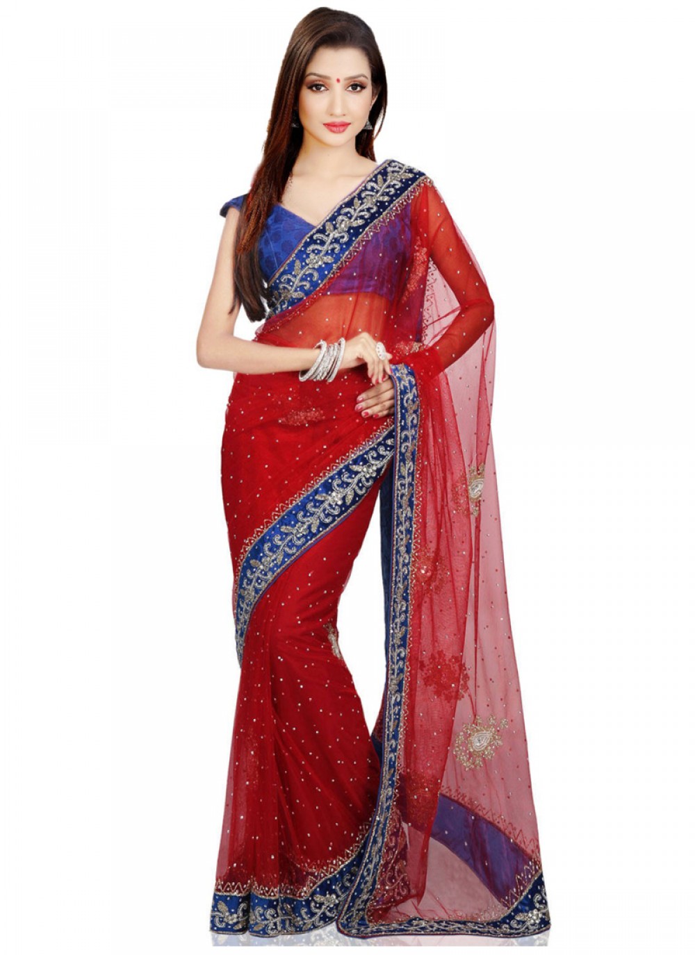 Classic Cutdana Net Saree - S1746