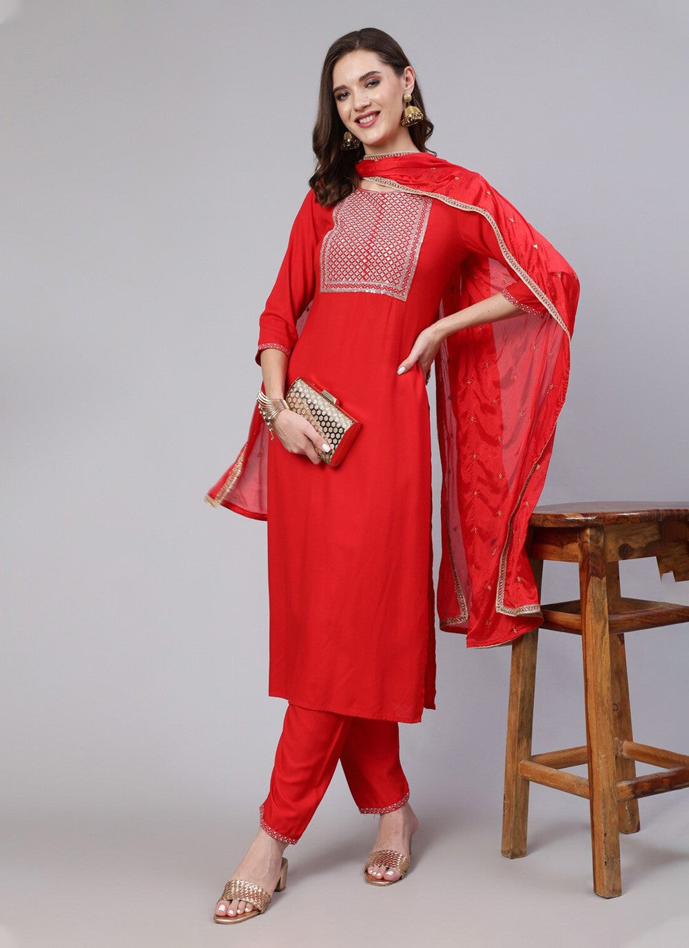 Cotton Salwar Suit - T1235