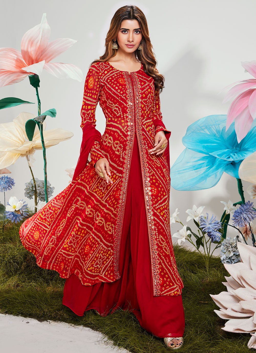 Embroidered Georgette Salwar Suit - T4786