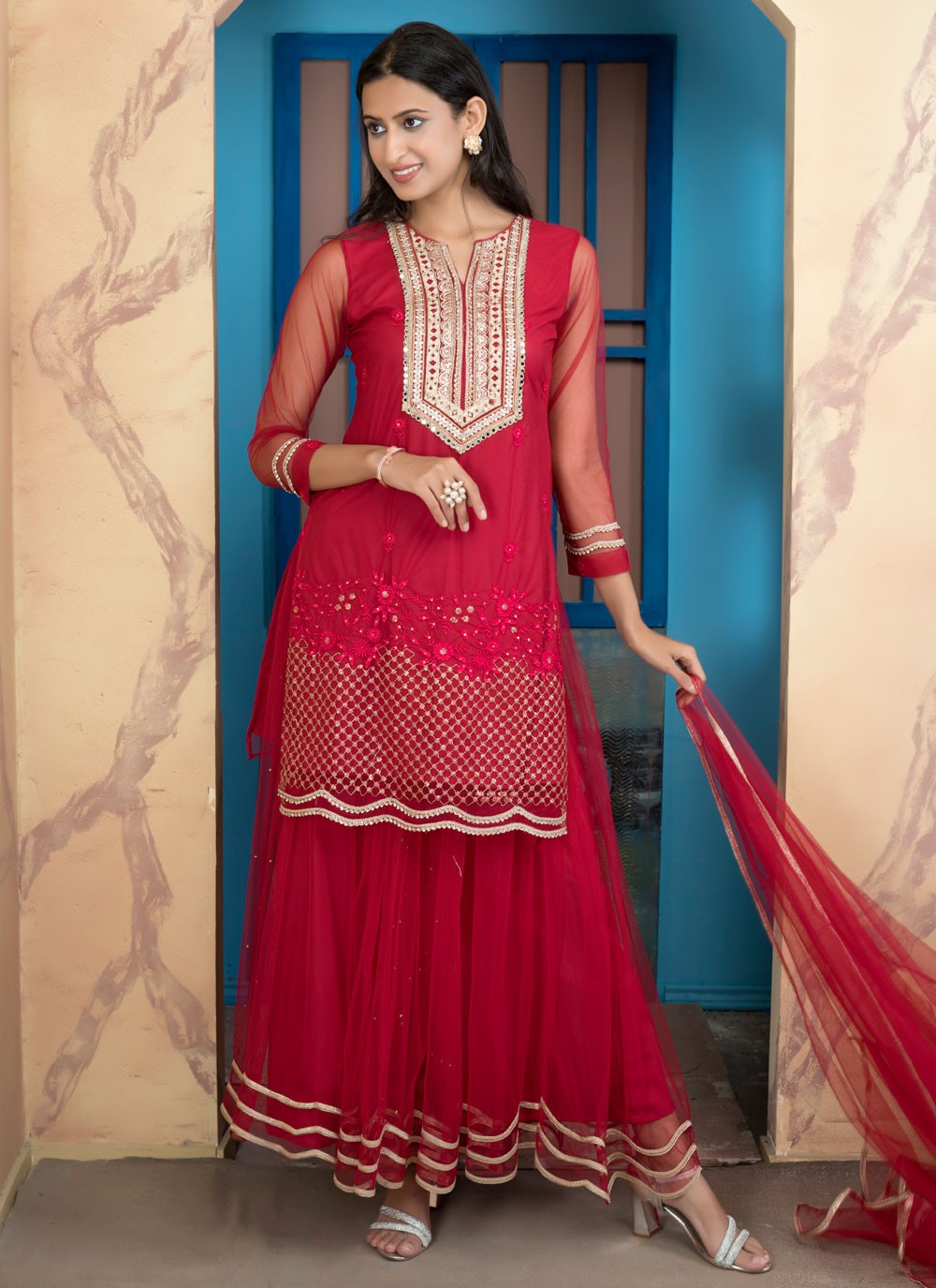 Georgette Salwar Suit - T3270