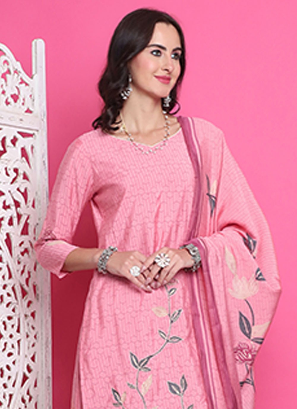 Muslin Salwar Suit - T3142