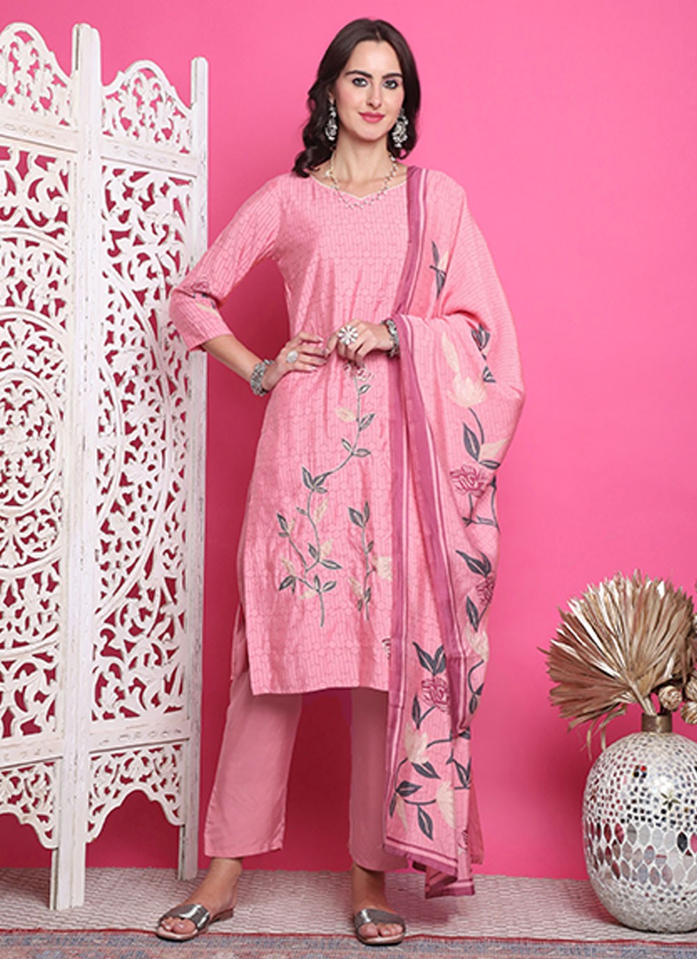 Muslin Salwar Suit - T3142