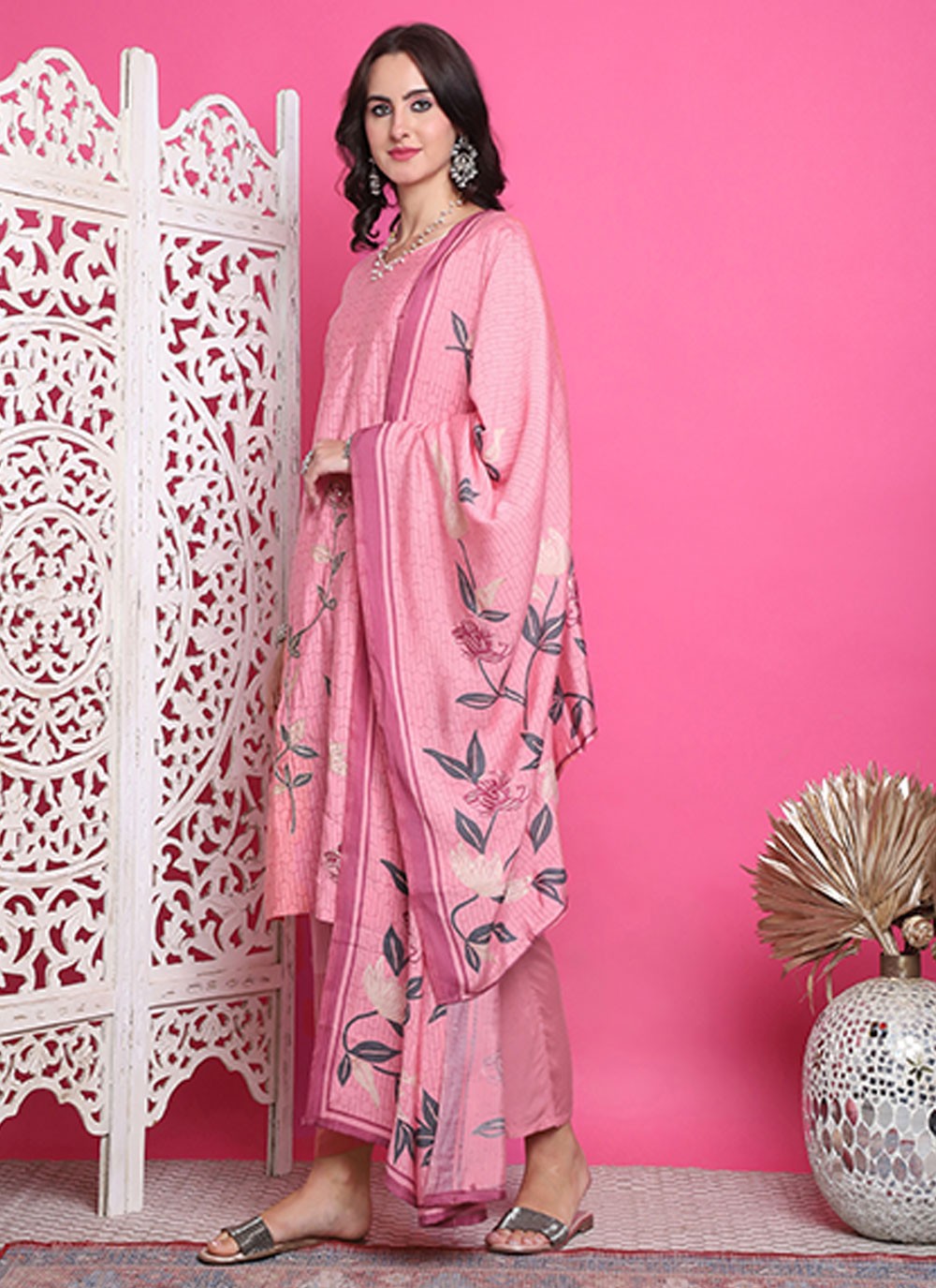 Muslin Salwar Suit - T3142