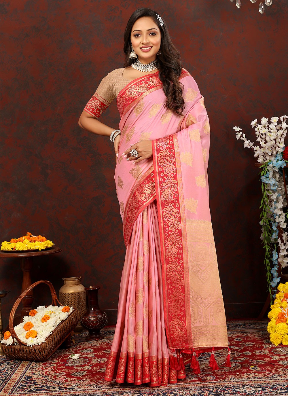 Classic Designer Soft Cotton Saree - S4848