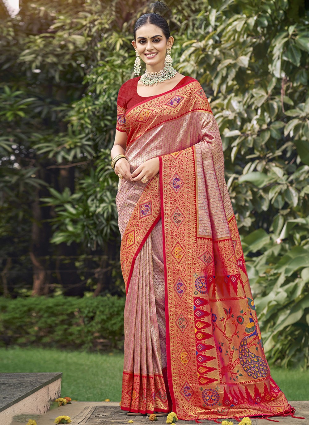 Classic Weaving Zari Silk Saree - S9835