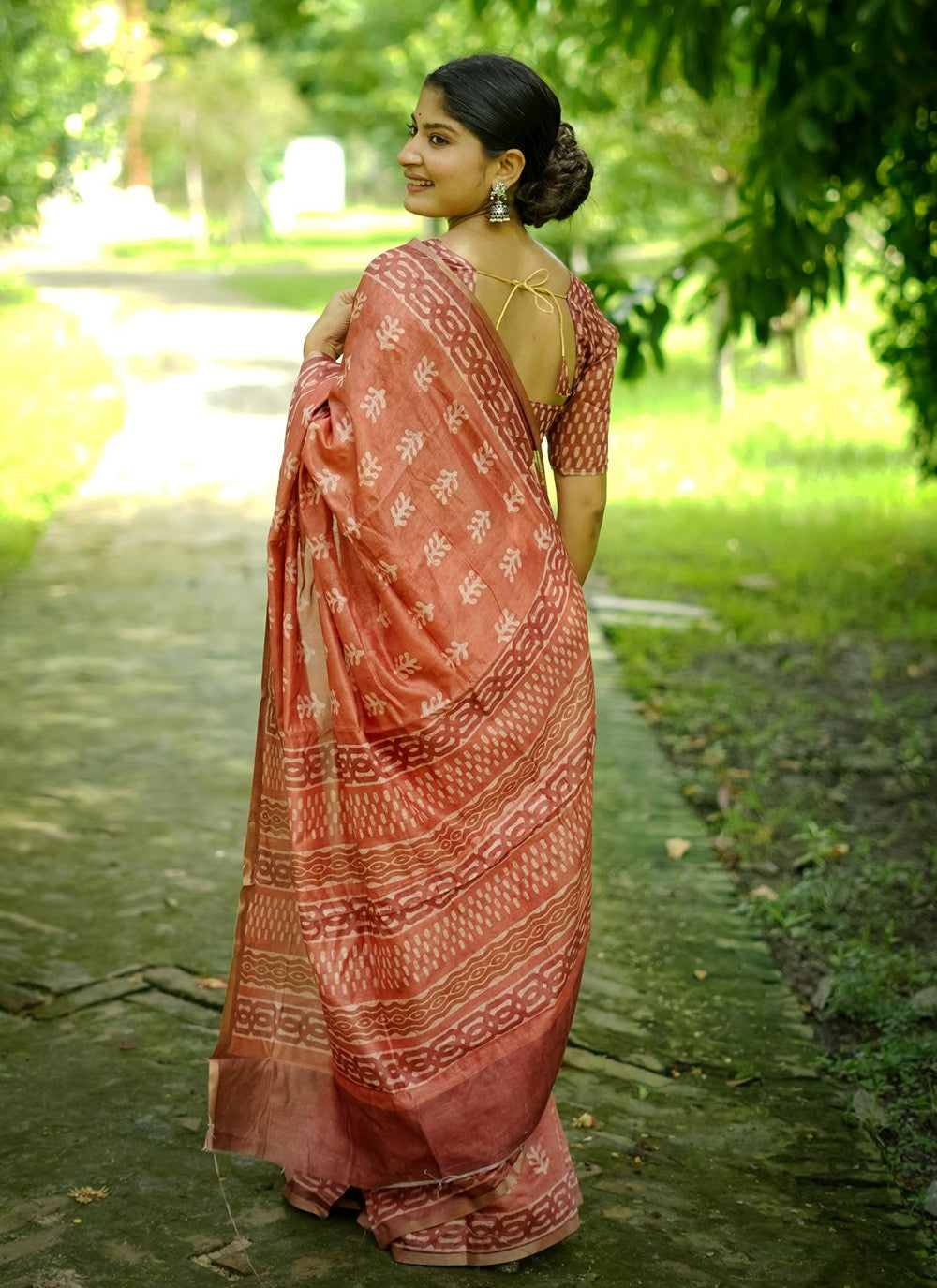 Woven Cotton Saree - S12042