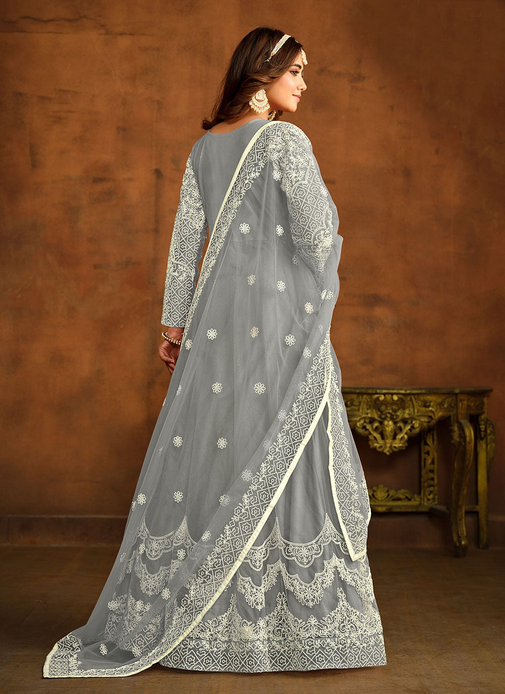 Net Salwar Suit - T1846