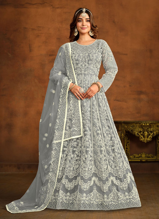 Net Salwar Suit - T1846