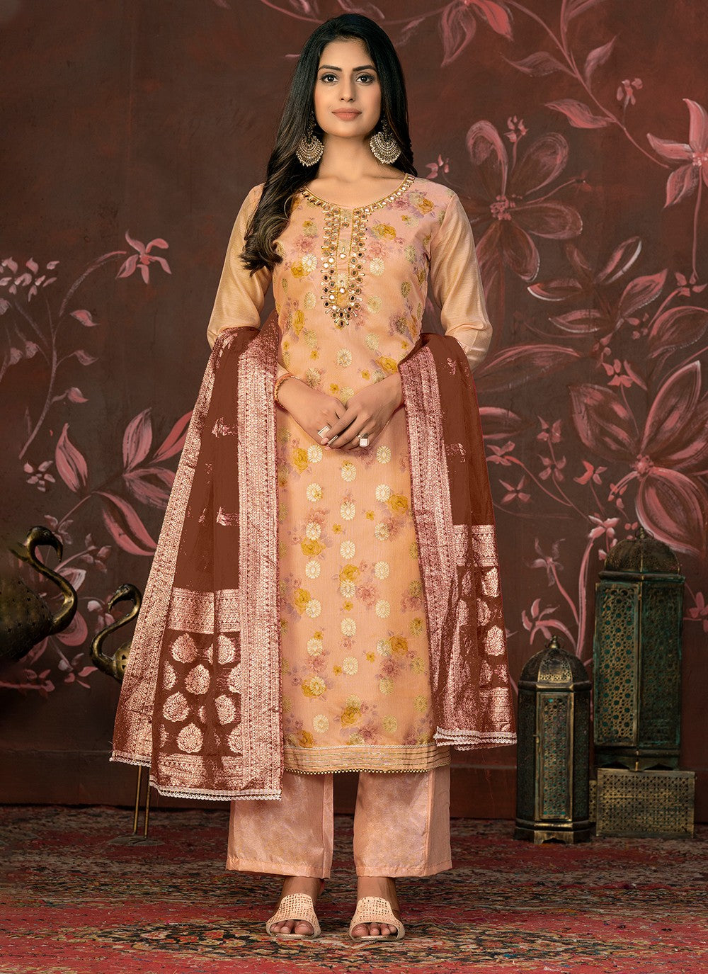 Organza Salwar Suit - T2018