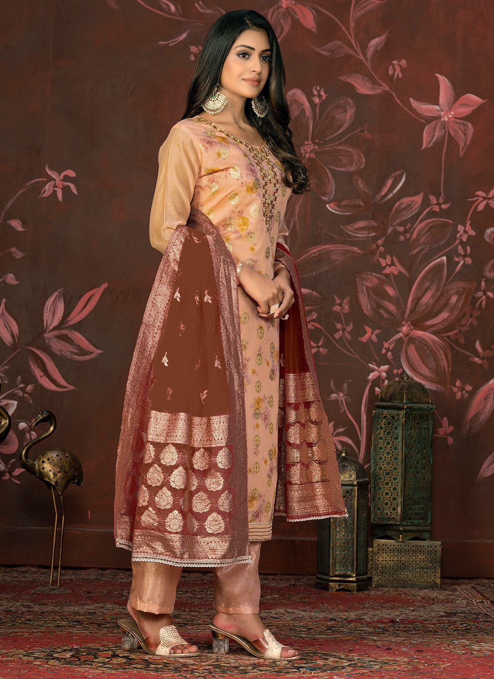 Organza Salwar Suit - T2018