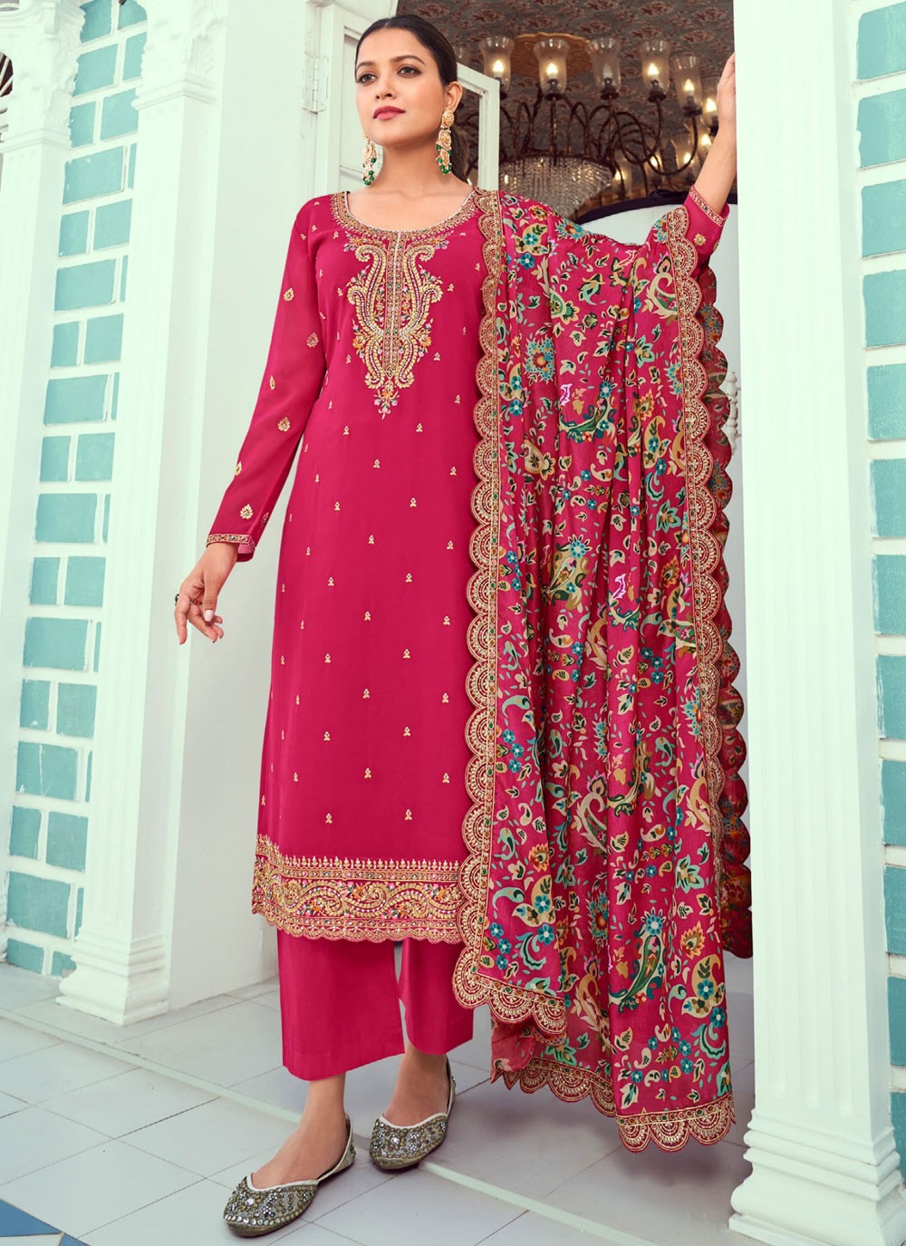 Georgette Salwar Suit - T3178