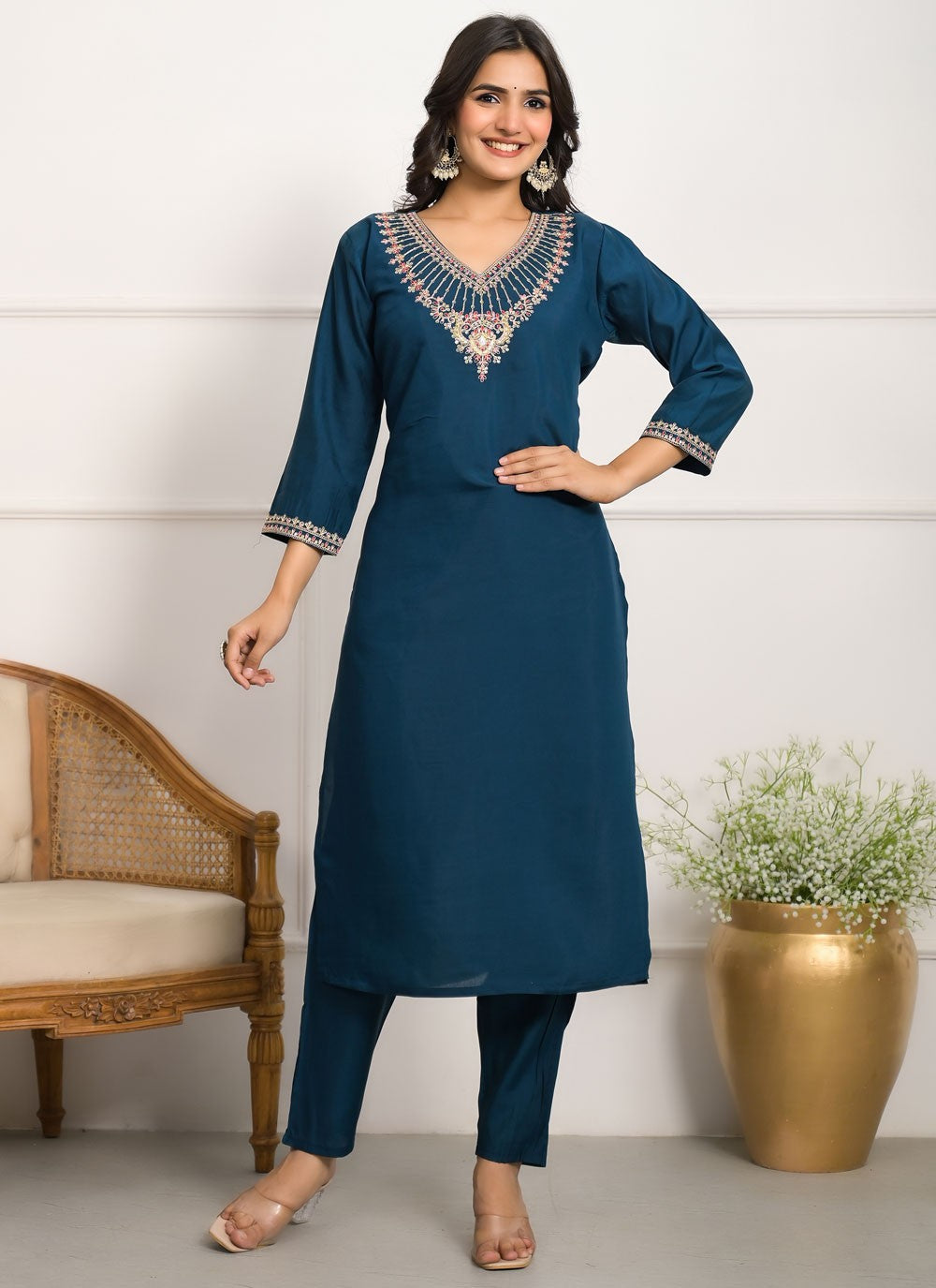 Viscose Salwar Suit - T4095