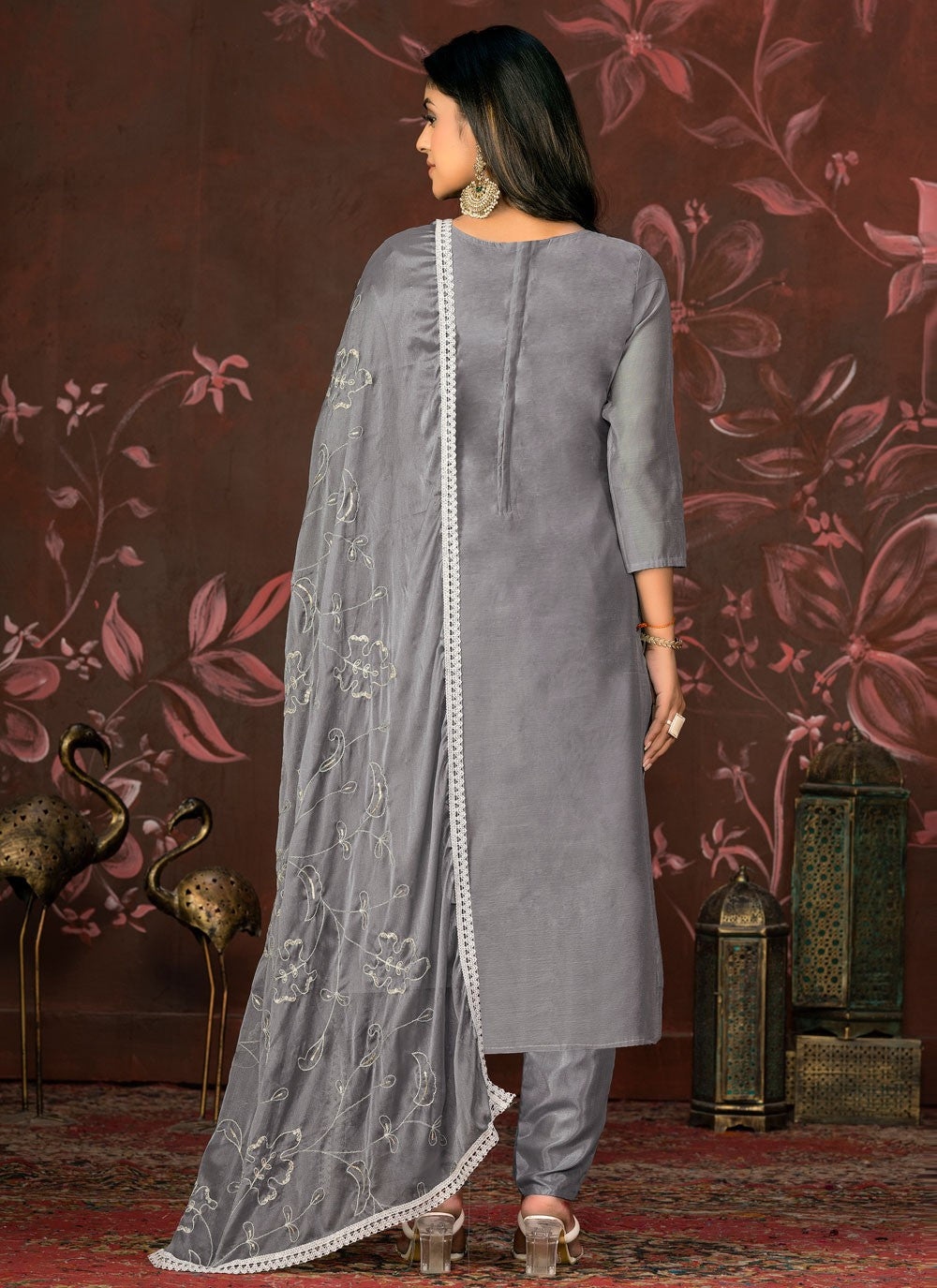 Organza Salwar Suit - T1970