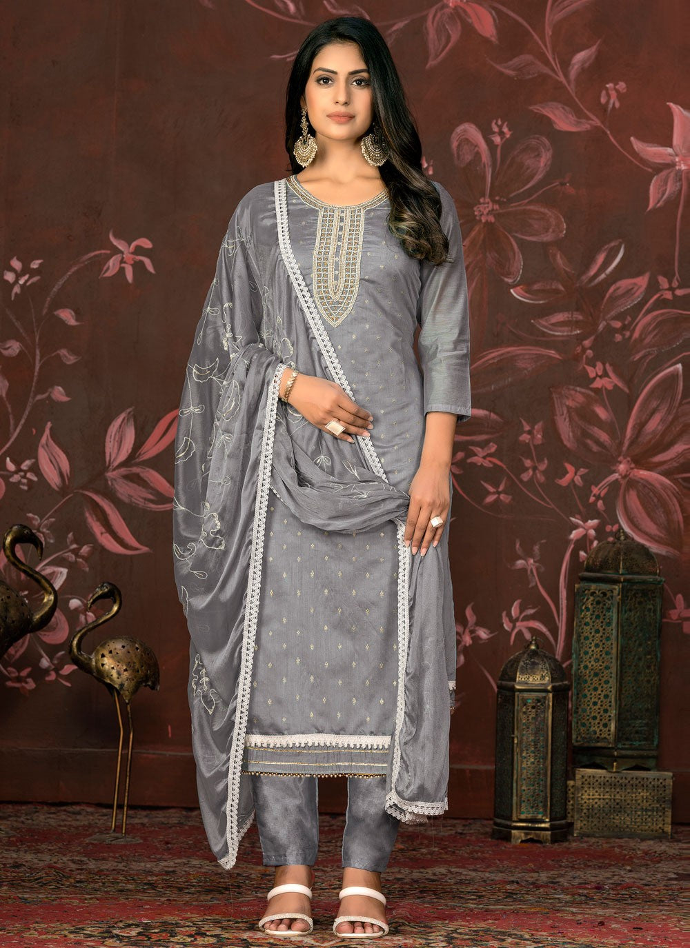 Organza Salwar Suit - T1970