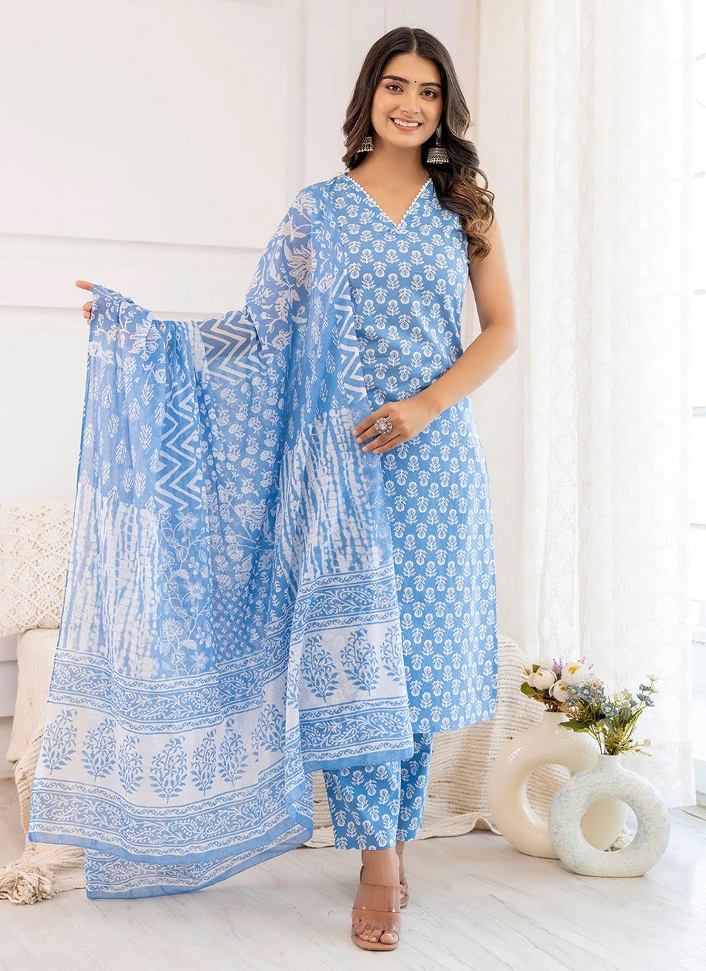 Cotton Salwar Suit - T2955