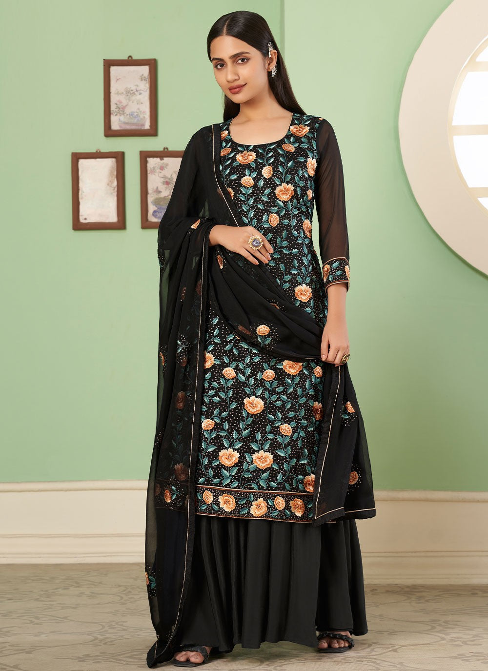 Georgette Salwar Suit - T866