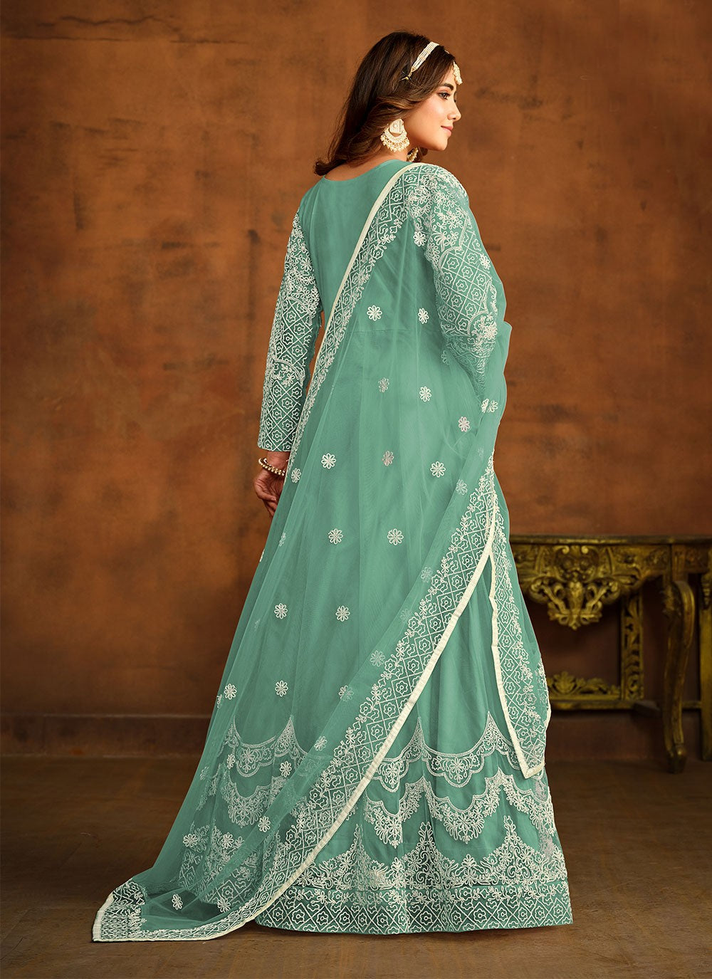 Net Salwar Suit - T1846