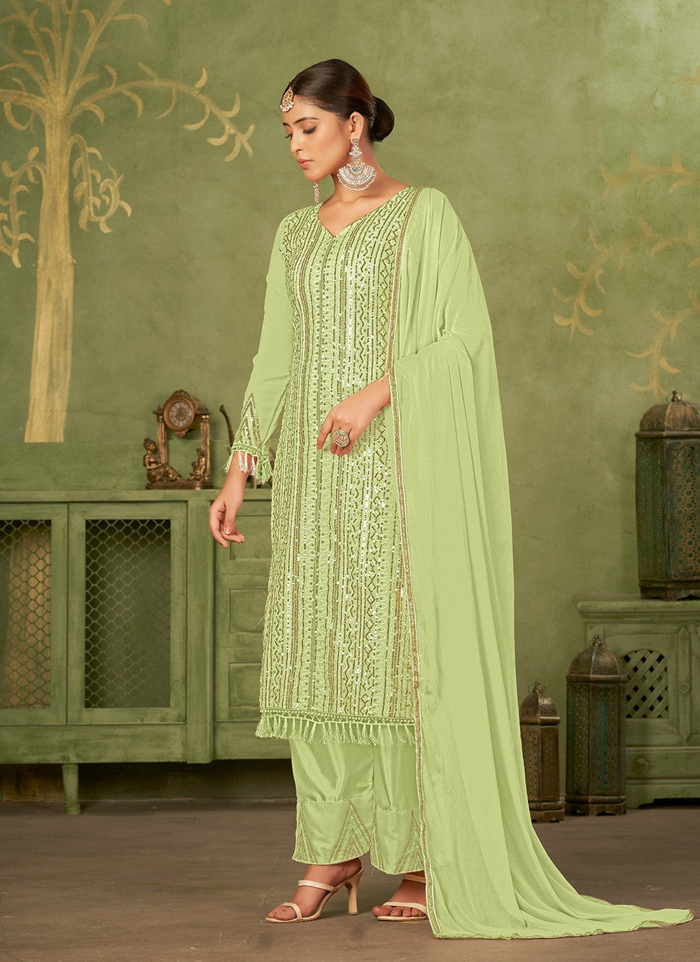 Georgette Salwar Suit - T2706