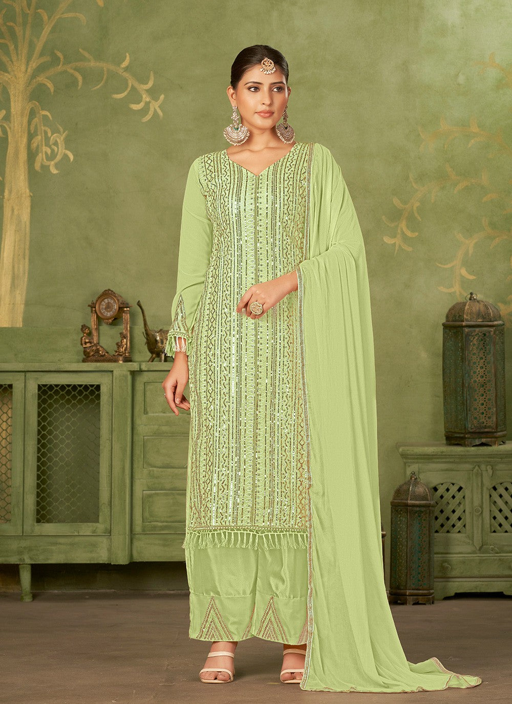 Georgette Salwar Suit - T2706