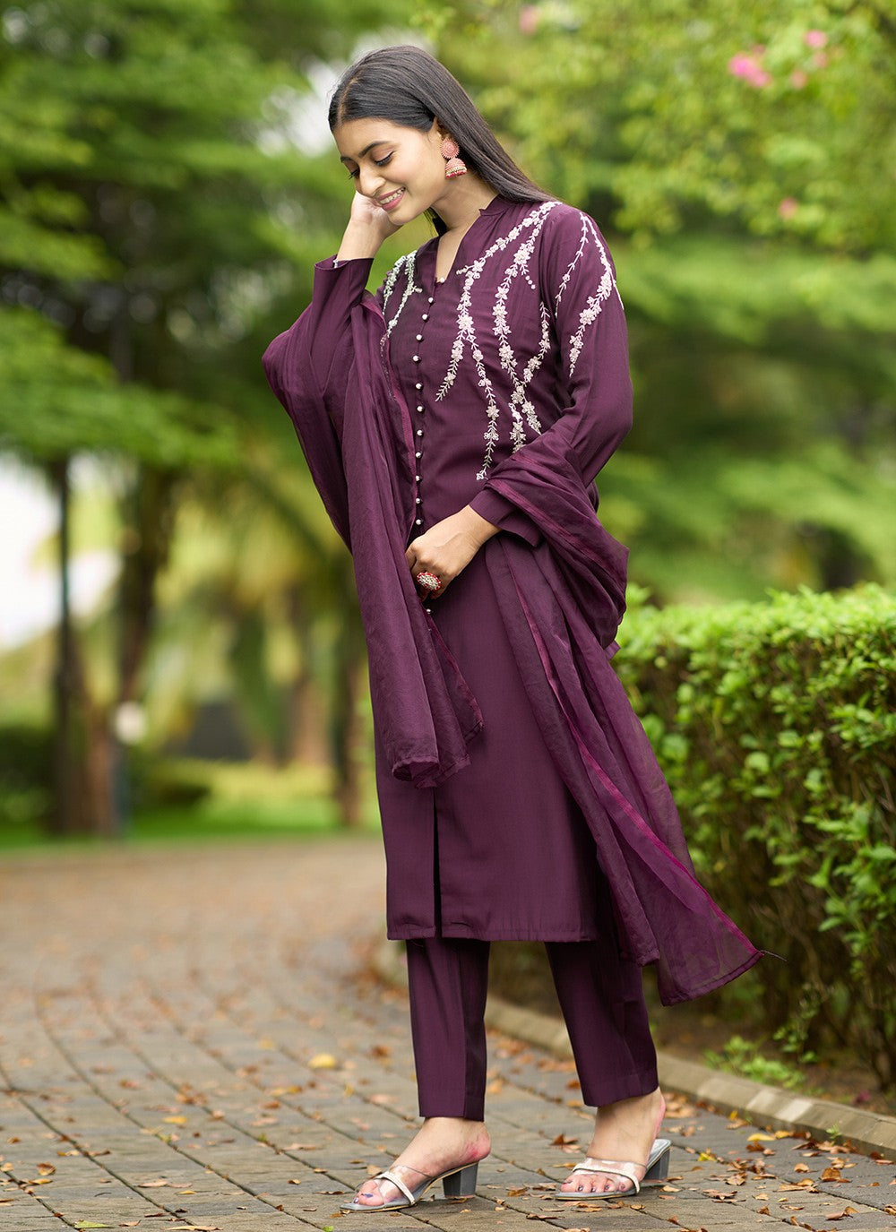 Art Silk Salwar Suit - T3364