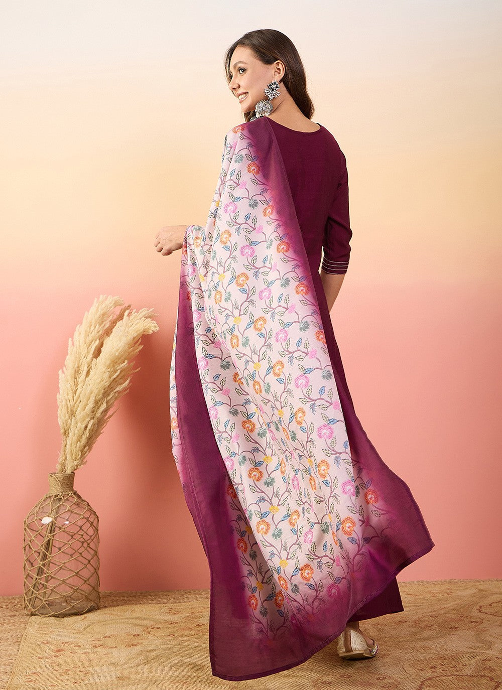 Silk Salwar Suit - T4033