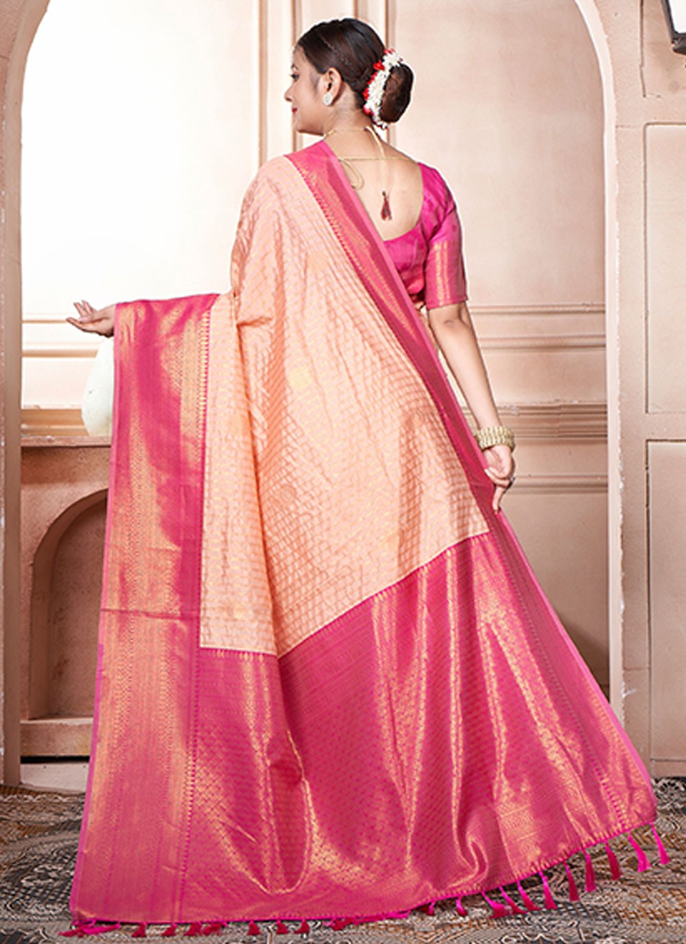 Classic Woven Kanjivaram Silk Saree - S6444