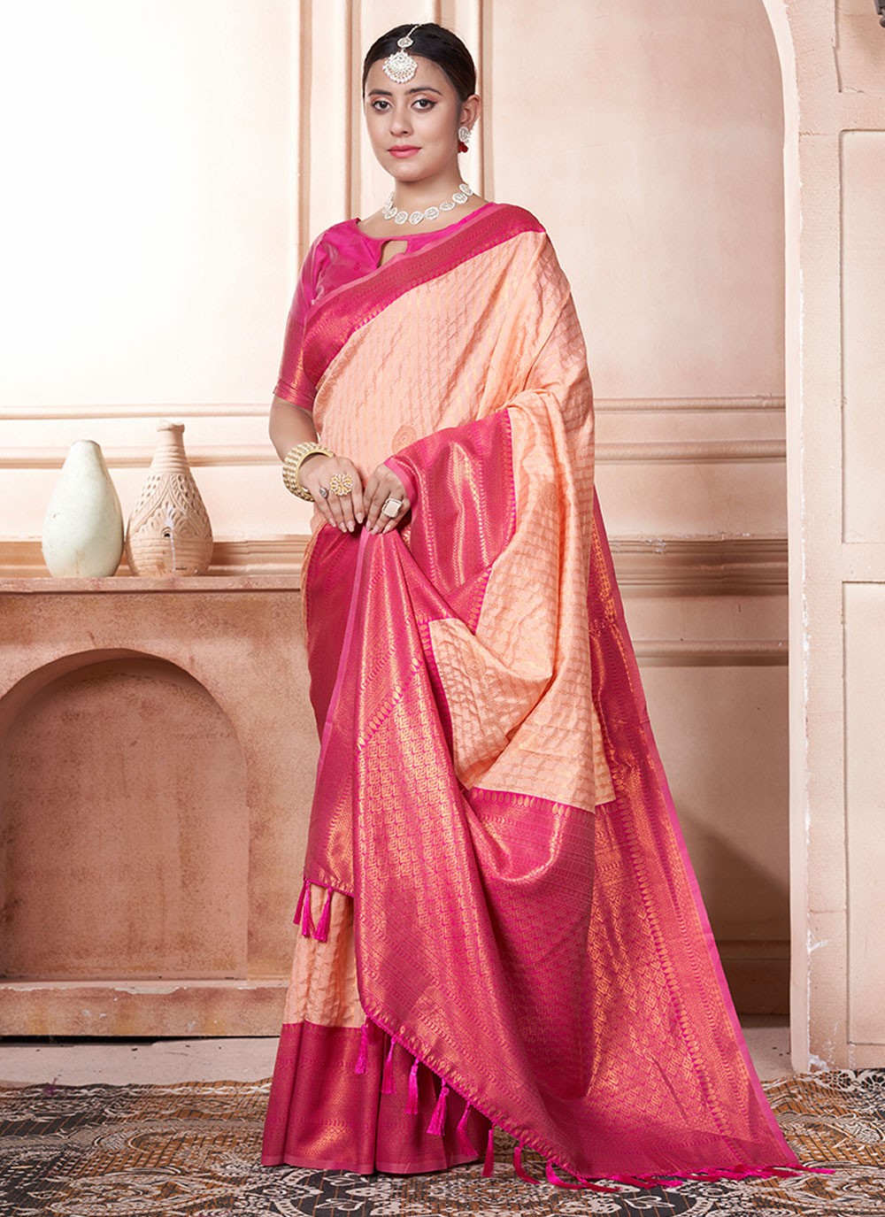 Classic Woven Kanjivaram Silk Saree - S6444