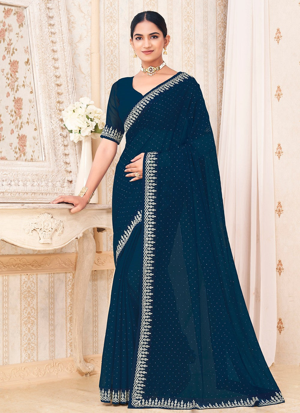 Classic Zari Titan Saree - S9723