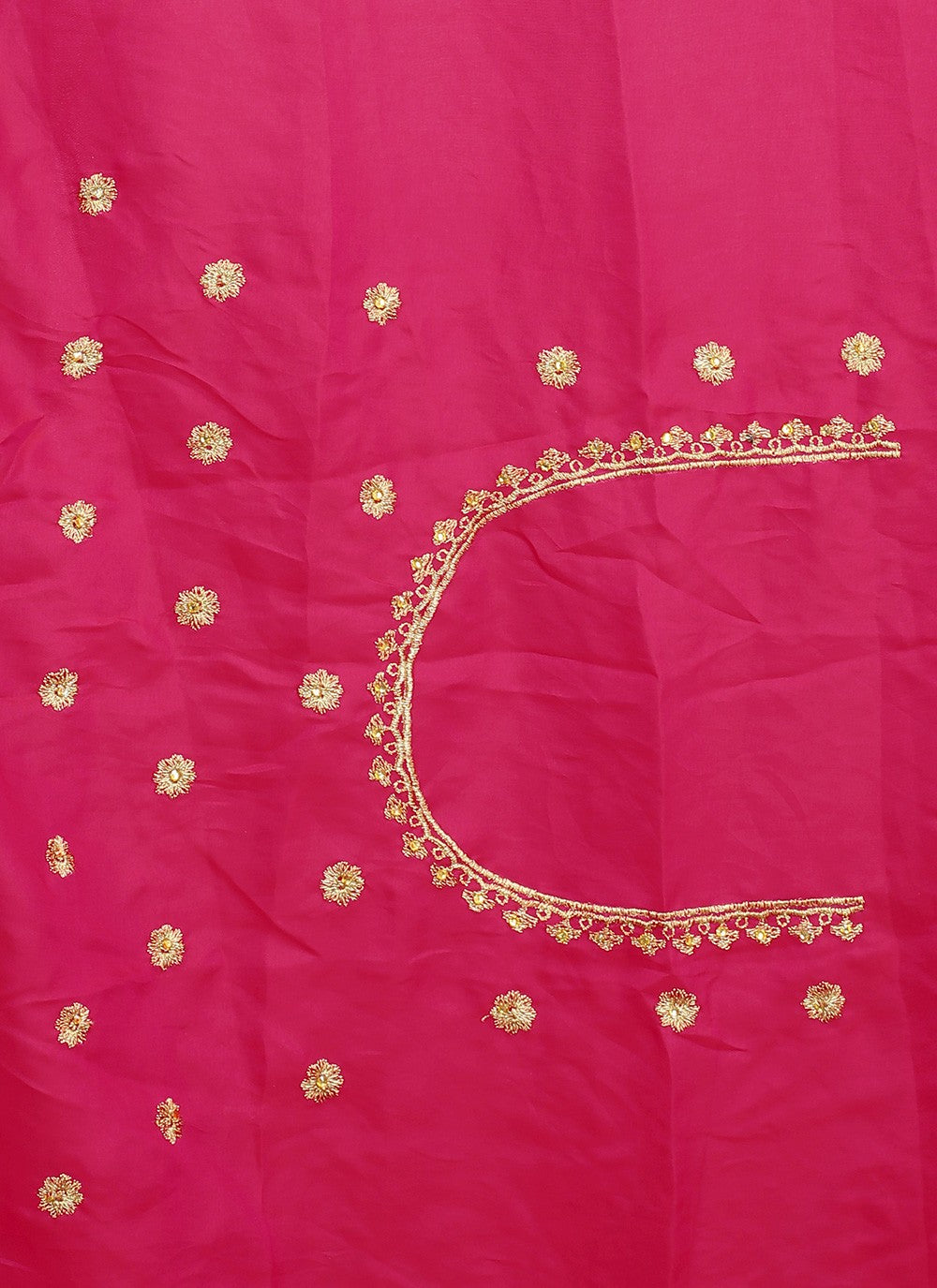 Traditional Embroidered Satin Silk Saree - S1418