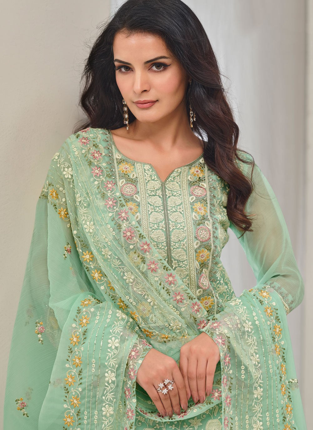 Chiffon Salwar Suit - T3233