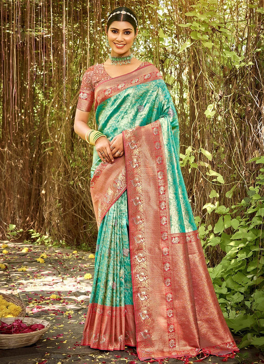 Traditional Weaving Zari Kanjivaram Silk Saree - S4469