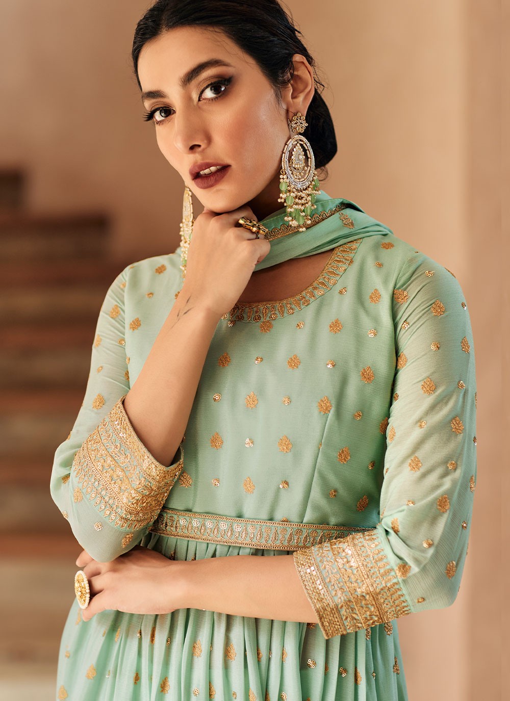 Chinon, Georgette Salwar Suit - T911