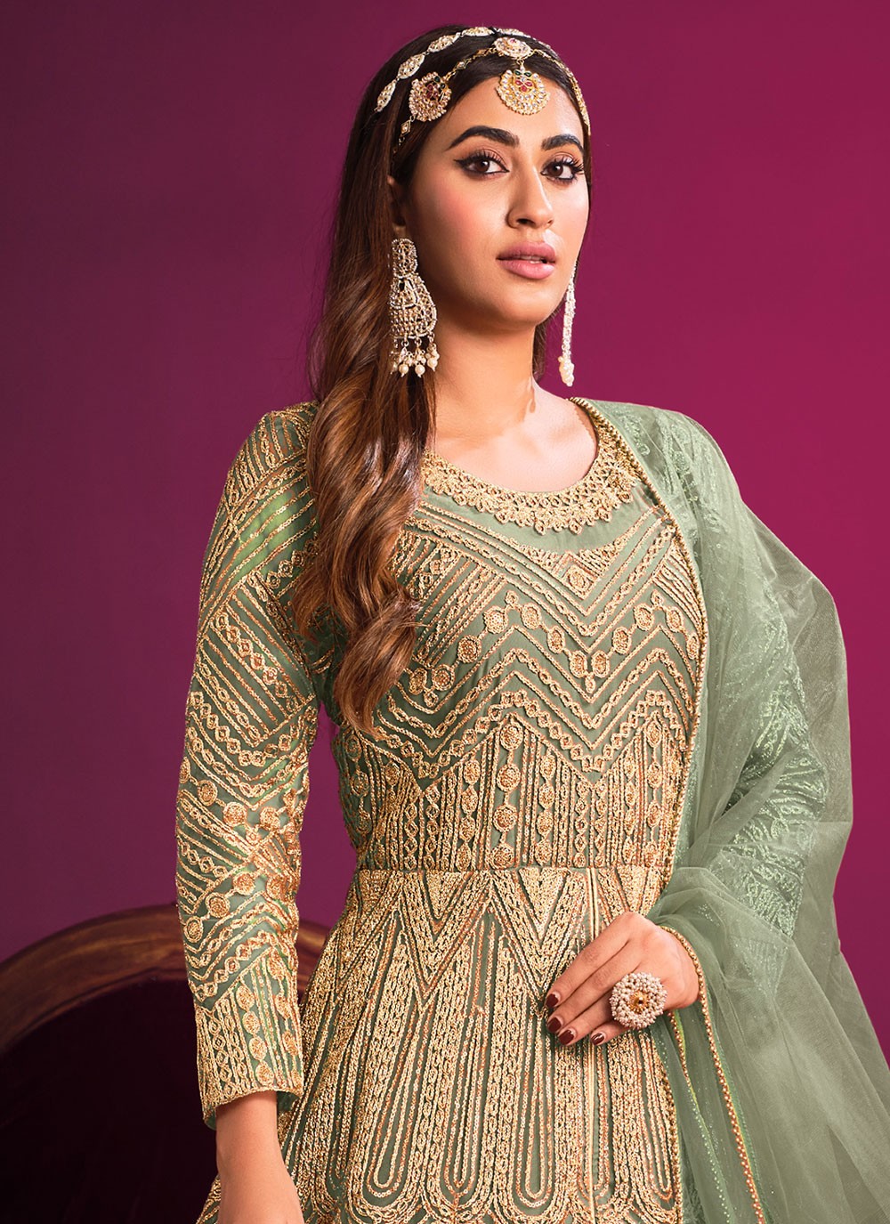 Net Anarkali - T994