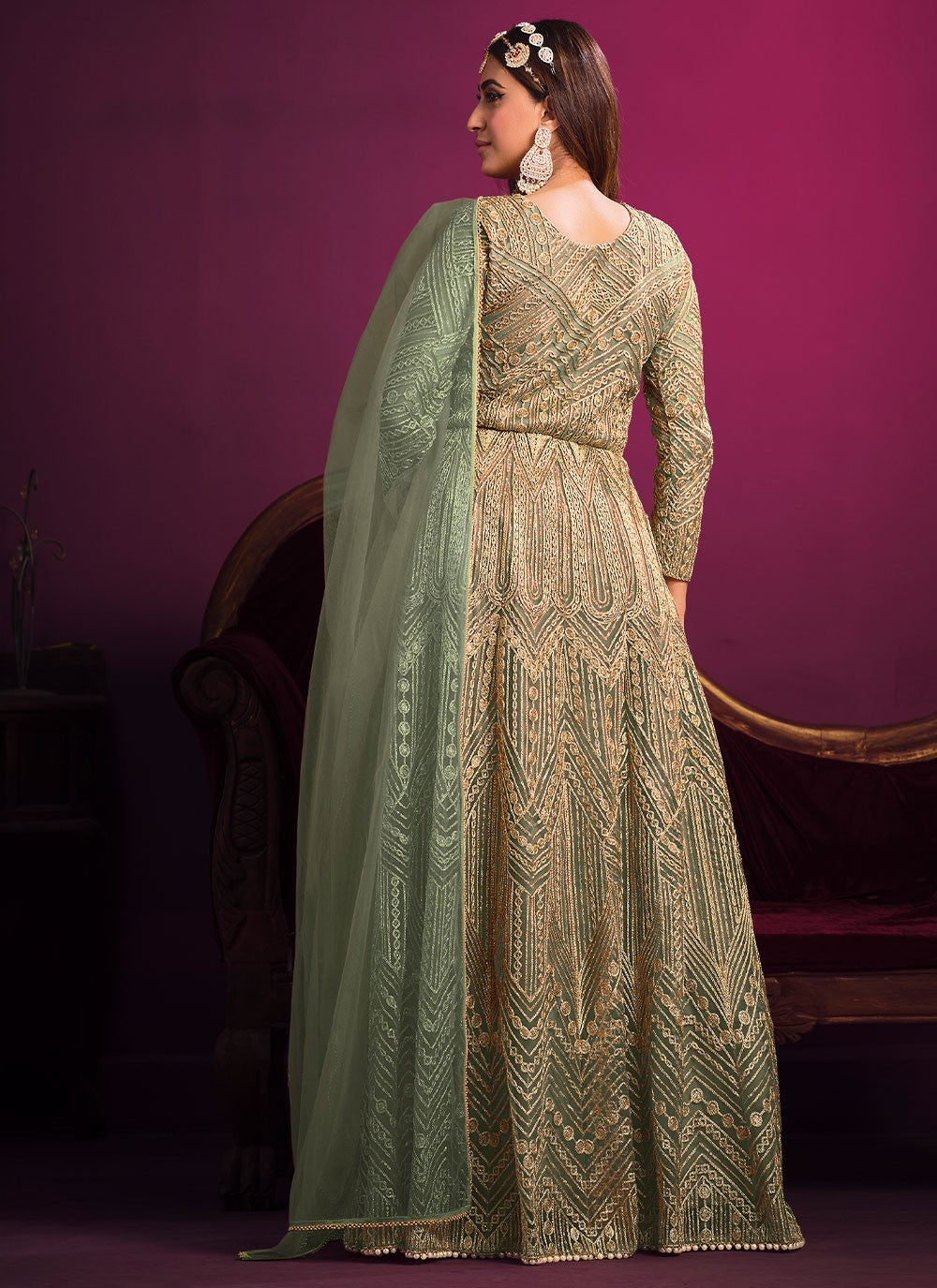 Net Anarkali - T994