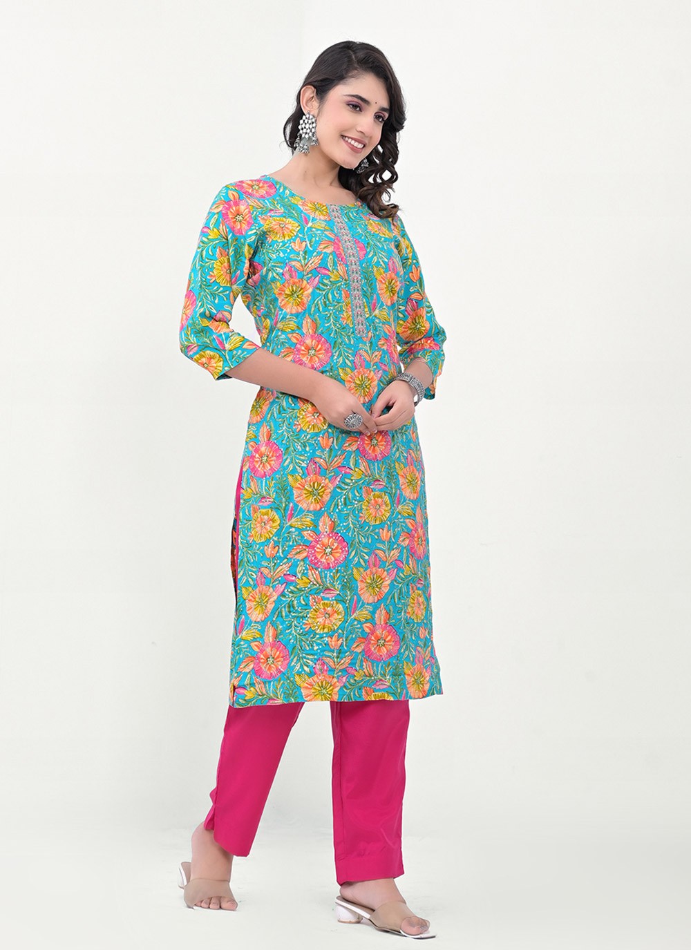 Cotton Pant Style Suit - T3022