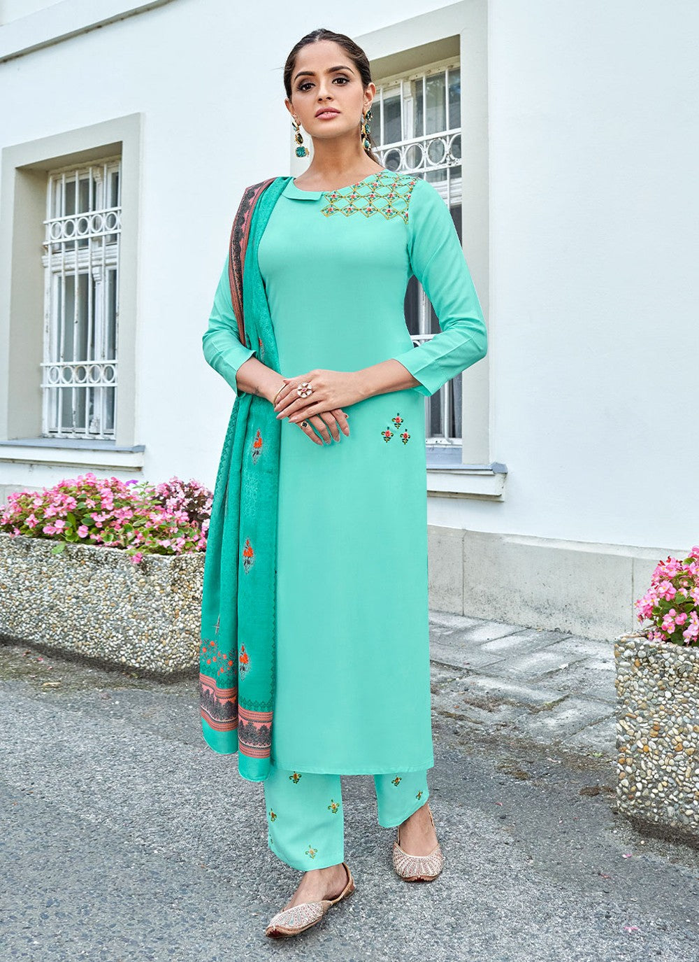 Rayon Salwar Suit - T833