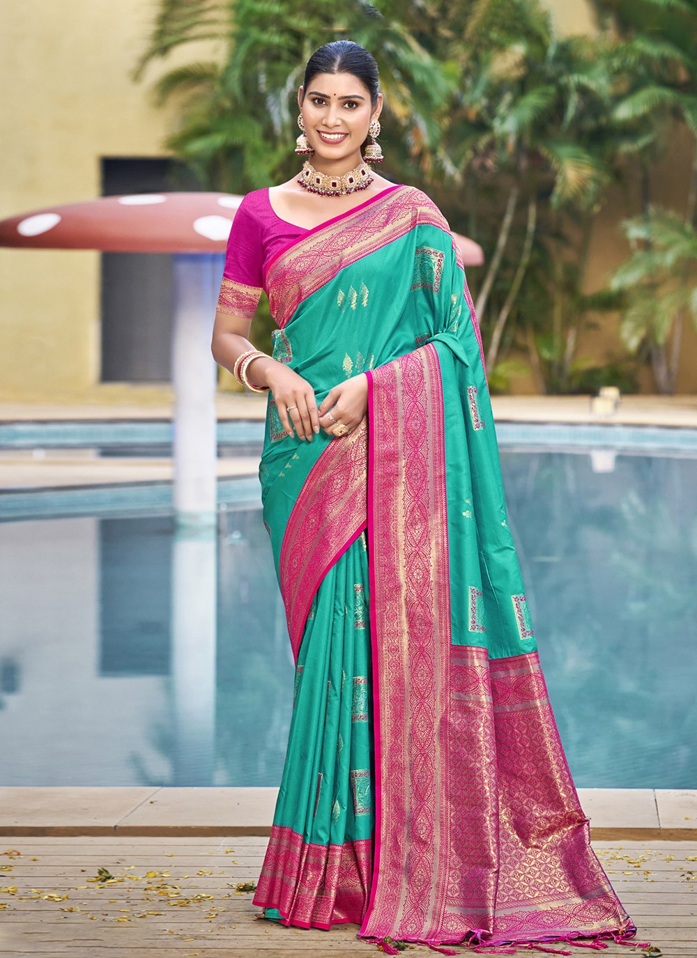 Classic Weaving Zari Silk Saree - S9998