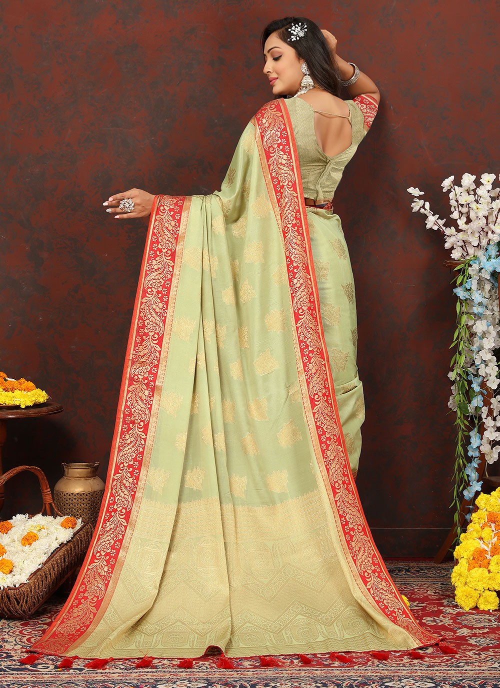 Classic Designer Soft Cotton Saree - S4848