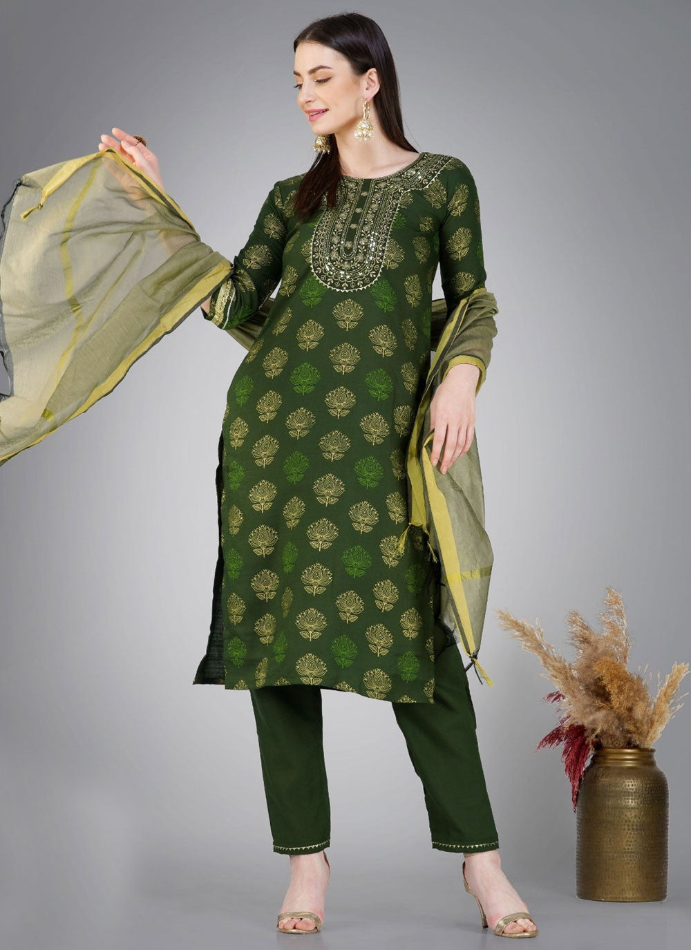 Cotton Salwar Suit - T1668