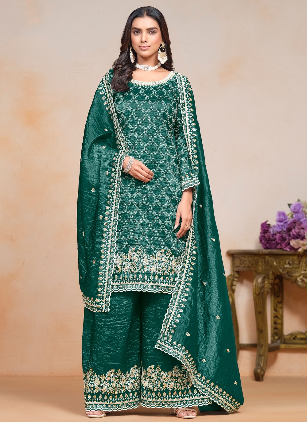 Crush Salwar Suit - T3641