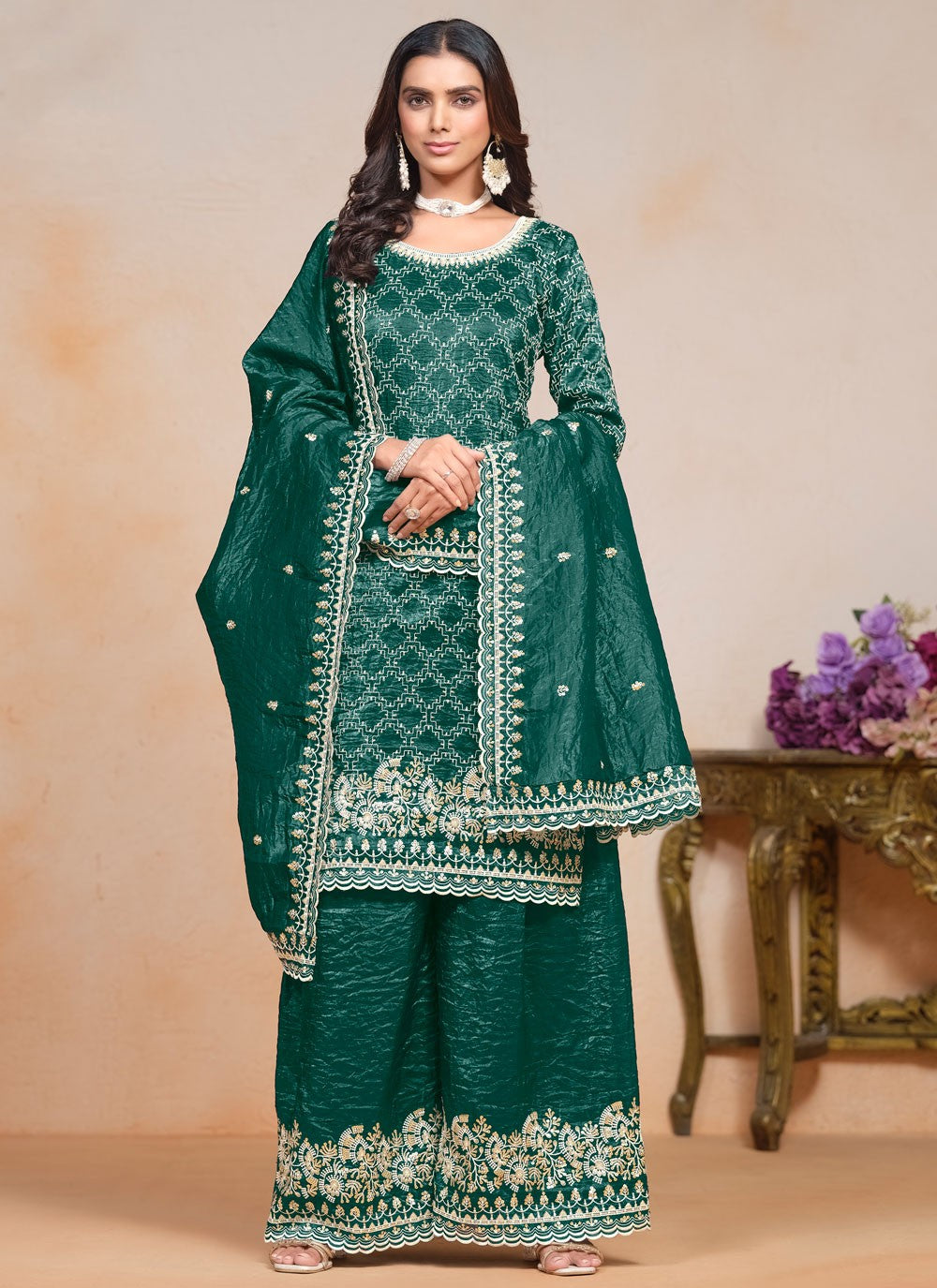 Crush Salwar Suit - T3641